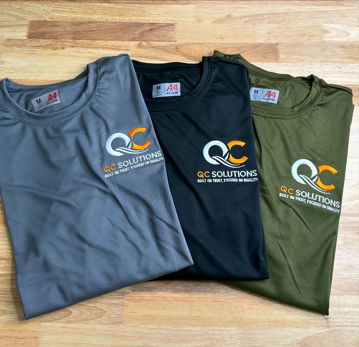 Branded staff T-shirts